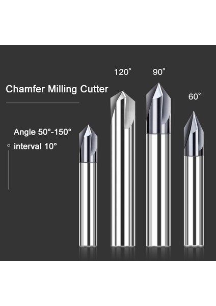 3XR90X50LX3F Pah Freze Kesici Karbür Köşe Havşa Pah Kırma End Mill Çapak Alma Kenarları V Grove Yönlendirici 60 90 120 Derece 2 3 Flüt (Yurt Dışından) fiyatları