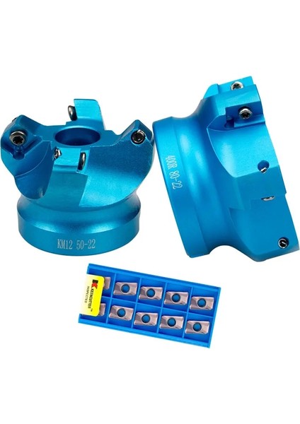No Insert KM12-50-22-4T KM12/BAP 400R Yüz Alüminyum Düzlem Kafa Parmak Freze Kesici Sekt/apmt Karbür Uç Cnc Makinesi Yüksek Sertlik Takımları (Yurt Dışından)