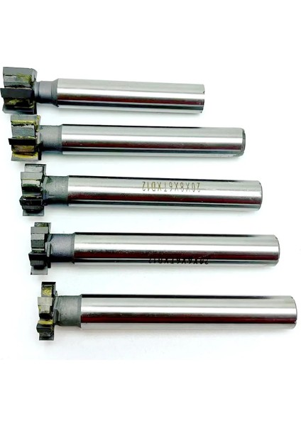 20-3 T-Yuvası Freze Kesicisi Düz Şaft Karbür End Mill Kaynak Karbür Kesici Tungsten Çelik Yan Freze Kesici Metal (Yurt Dışından)