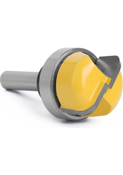 8mm Set Aurwof 8mm Shank 1-1/8 3/4 Çaplı Kase Tepsi Yönlendirici Bit Yuvarlak Burun Freze Kesicisi Rulman ile Ağaç Işleme Için (Yurt Dışından) modelleri