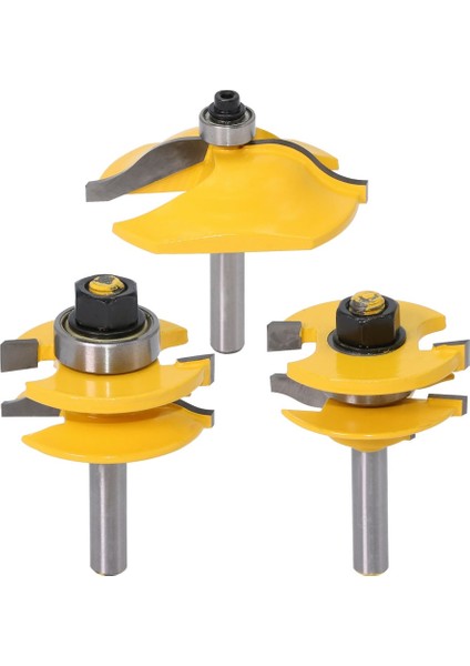 2 Adet 8mm Shank Yüksek Kaliteli Yükseltilmiş Panel Dolap Kapı Yönlendirici Bit Seti-3 Bit Ogee Ağaç Işleme Kesici Ağaç Işleme Freze Uçları (Yurt Dışından) indirimleri