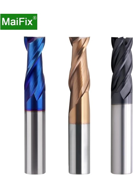 6X6X100L 4F45C Maifix Hrc 45 55 65 2 Kenar 4 Flüt Kare Freze Kesicisi Titanyum Işleme 2F45C Uç Frezeler Cnc Çelik Için Kesici Aletler (Yurt Dışından)