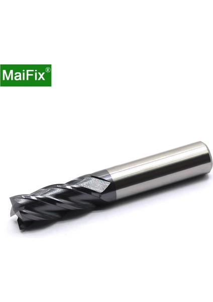6X6X100L 4F45C Maifix Hrc 45 55 65 2 Kenar 4 Flüt Kare Freze Kesicisi Titanyum Işleme 2F45C Uç Frezeler Cnc Çelik Için Kesici Aletler (Yurt Dışından)