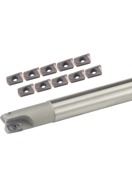 APMT1135-H2 KT1505 300R C12-13-130-1T BAP300R Freze Kesicisi Çubuğu 120-250MM 1t/2t/3t Freze Takım Tutucu 10 Adet APMT1135 Karbür Uç Torna Parçaları Aracı (Yurt Dışından)