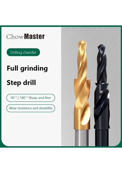 M4 4.5-8 90H Koni Delme Aracı Havşa Büküm Adım Matkap Çift Kesme Ucu Metal Için Hss 90° 180° M3 M4 M5 M6 M8 M10 M12 Adım Matkap Ucu (Yurt Dışından) fiyatları