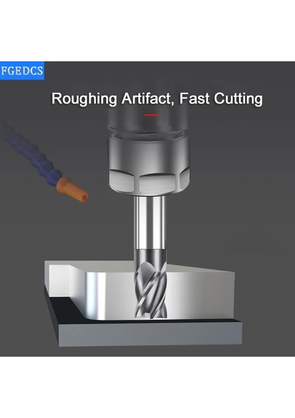 2X3XD4X50L 3 Flütlü Alüminyum Karbür Tungsten Çelik Freze Kesici Kısa Kenarlı 4 Flütlü Parmak Freze 3 Flütlü Alüminyum Freze Cnc Işleme Freze Takımları 60° (Yurt Dışından) fırsatları