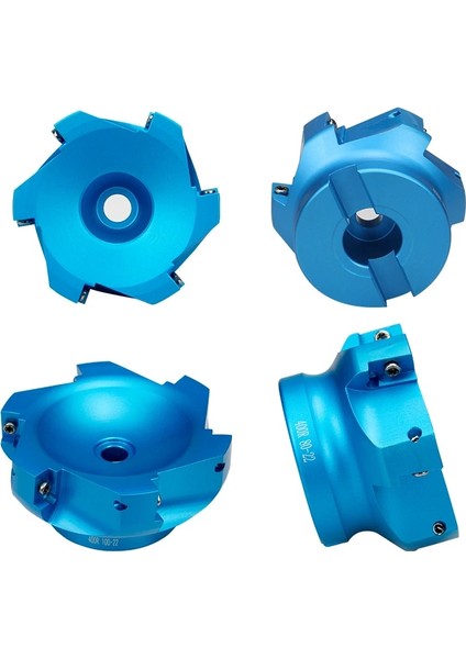 No Insert KM12-50-22-4T 45 Açı KM12 /bap 400R Yüz Alüminyum Düzlem Kafa Parmak Freze Kesici SEKT1204 Insert Cnc Makinesi Yüksek Sertlik Araçları 4 Flüt (Yurt Dışından)