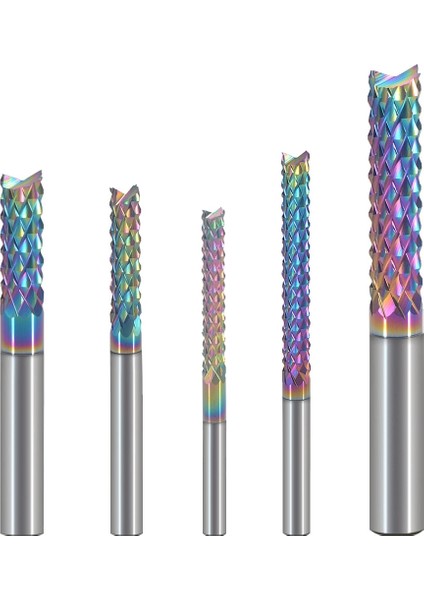 6.0X22X50L 1 Adet 3.175 4 5 6 8mm Shank Dlc Kaplama Pcb Freze Kesici Cnc Gravür Uçları Mısır End Mill Freze Aletleri Devre (Yurt Dışından)
