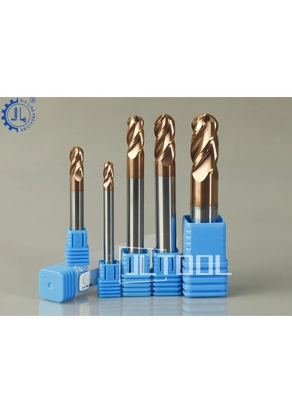 D10XR5XD10X75L Dört Flüt Küresel Uçlu Tungsten Çelik Karbür Freze Kesici HRC58 Metal 4 Flüt Küresel Uçlu Freze (Yurt Dışından)
