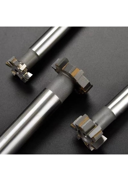 30-16 Rsmxyo T Yuvası Freze Kesici 12-50MM Alaşım Kaba Takılı Düz Şaft End Mill Sertlik Metal Cnc Router Bit Freze Aracı (Yurt Dışından)