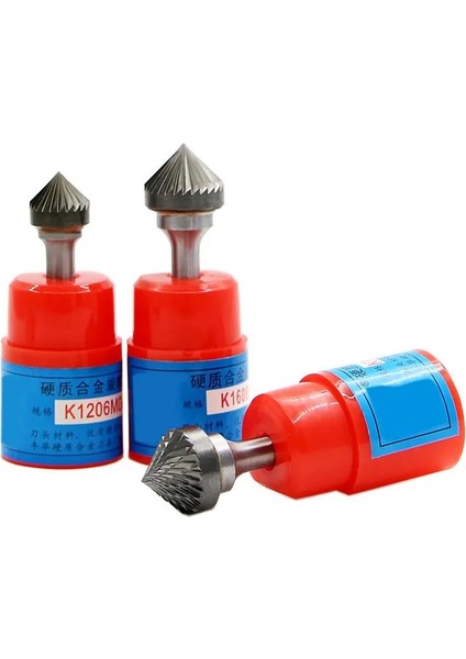 KX1608M06 90° Konik Tungsten Çelik Döner Eğe 6mm Shank Metal Taşlama Kafası Karbür Döner Çapak Oyma Freze Kesici K KX0603 1608M06 (Yurt Dışından) indirimleri