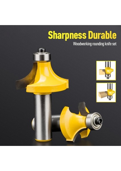 H06020408 Lıdıao Tungsten Karbür Freze Uçları Ahşap Freze Kesicisi Marangozluk Aletleri 6.35MM Shank Cnc Köşe Yuvarlak Ağaç Işleme Aletleri (Yurt Dışından) modelleri