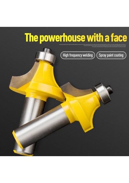 H06020408 Lıdıao Tungsten Karbür Freze Uçları Ahşap Freze Kesicisi Marangozluk Aletleri 6.35MM Shank Cnc Köşe Yuvarlak Ağaç Işleme Aletleri (Yurt Dışından) indirimleri