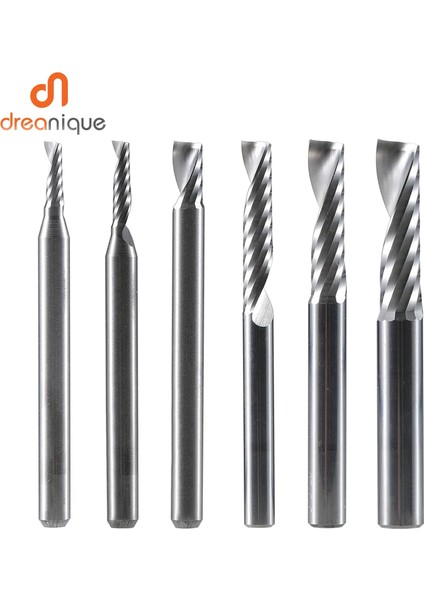 SP1F-D6.0-L12 1 Adet Aaaaa Tek Flüt Spiral Uçlu Değirmen 3.175 Saplı Alüminyum Değirmen Cnc 3D Gravür Oyma Ucu Ağaç Işleme Için Akrilik Acm Kesim (Yurt Dışından) fiyatları
