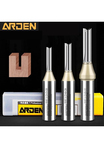 1 Adet 6.35X3X20 Arden Cnc Ağaç Işleme Aleti Tct Kırpma Düz Uçlu Freze Kesiciler Tungsten Çelik Yönlendirici Bit Mdf Kontrplak Sunta Yuvası Matkap (Yurt Dışından)