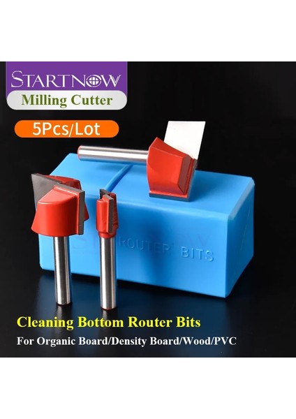 5 Adet 8X25 Startnow 5 Adet Organik Tahta Mdf Ahşap Için Freze Kesiciler Pvc Cnc Takım Freze Gravür Ucu Frezeler Temizleme Alt Freze Uçları (Yurt Dışından)