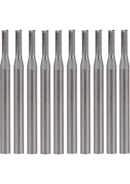 4.0X22X45L 10 Adet/grup 3.175MM 4mm 5mm 6mm 8mm Shank Iki Flüt Düz Uçlu Değirmen Ahşap Freze Kesicisi 2 Flüt Uçları Cnc Freze Uçları (Yurt Dışından) modelleri