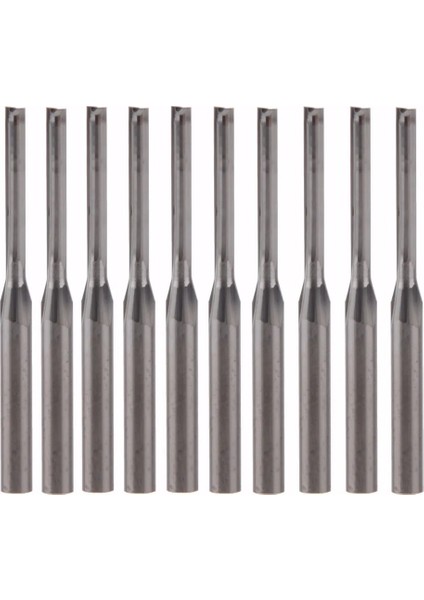 4.0X22X45L 10 Adet/grup 3.175MM 4mm 5mm 6mm 8mm Shank Iki Flüt Düz Uçlu Değirmen Ahşap Freze Kesicisi 2 Flüt Uçları Cnc Freze Uçları (Yurt Dışından) fırsatları