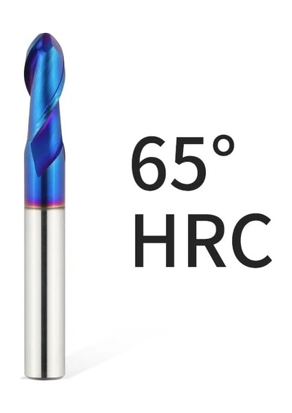 R4XD8X60L HRC65 Bilyalı Uçlu Freze Tungsten Karbür Kesici Cnc Router Bit Freze Aracı HRC45 55 65 2 Flüt Cnc Torna Tezgahı (Yurt Dışından)