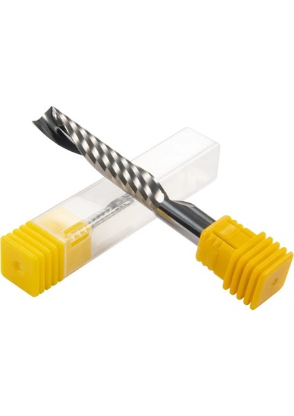3.175X25X45 5 Adet 1/5/10 Adet Tek Flüt Spiral Freze Kesicisi Tungsten Çelik Karbür End Mill Düz Şaft End Mill Cnc Router Bit (Yurt Dışından) indirimleri