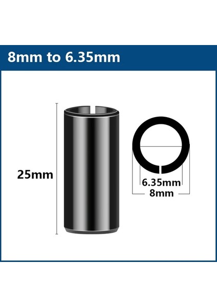 8mm Ila 6.35MM Xcan Yönlendirici Bit Adaptörü Pens 6 6.35 8 10 12 12.7mm Cnc Freze Kesicisi Hassas Chuck End Mill Adaptörü Takım Tezgahı Tutucu (Yurt Dışından)