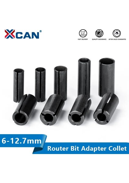 8mm Ila 6.35MM Xcan Yönlendirici Bit Adaptörü Pens 6 6.35 8 10 12 12.7mm Cnc Freze Kesicisi Hassas Chuck End Mill Adaptörü Takım Tezgahı Tutucu (Yurt Dışından)