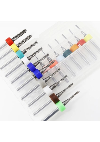10 Adet 1.1mm Fgedcs 5/10 Adet 0.5 3.0 -3.175MM Pcb Matkap Ucu Seti Pcb Freze Uçları Pcb Freze Kesicisi Aşağı Kesim Mısır End Mill Gravür Bit Cnc (Yurt Dışından) fiyatları