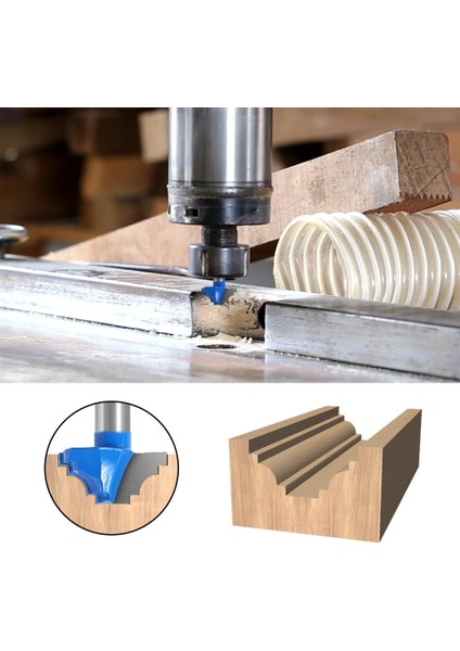 12 Sap 3033-6036 1 Adet 12MM Shank Ağaç Işleme Kapı Çerçevesi Dantel Bıçak Kapı Gravür Profilli Dantel Kabine Gravür Bıçağı Yönlendirici Bit (Yurt Dışından) indirimleri