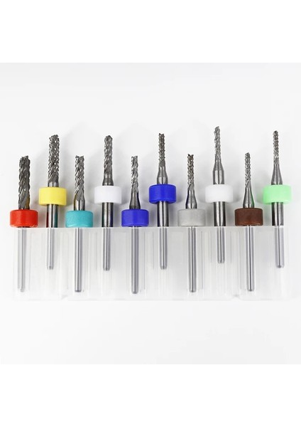 10 Adet 2.0mm Fgedcs 5/10 Adet 0.5 3.0 -3.175MM Pcb Matkap Ucu Seti Pcb Freze Uçları Pcb Freze Kesicisi Aşağı Kesim Mısır End Mill Gravür Bit Cnc (Yurt Dışından)