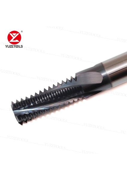 M6-1.0xd4 Yuzetools HRC60 Ithal Balzers Kaplama Tam Diş Diş Kesici Metrik Tek Kesici Freze Kesicisi Karbür Tungsten Çelik (Yurt Dışından) modelleri