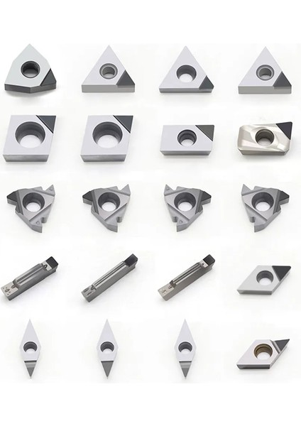 APKT1604 Pcd 1 Adet Pcd Cbn Elmas Uçlar Kesici Takım CCGT060204 DCGT11T304 TCGT110204 Tnmg Wnmg Vbmt Apkt 16ER Torna Iç Torna Takımları (Yurt Dışından)