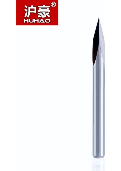 4574 Huhao 1 Adet Shank 3.175MM 3 Kenar Karbür Pypamid Uçları Cnc Gravür Uçları Yönlendirici 3 Yüz Oyma Araçları Sert Ahşap Akrilik Pvc Mdf (Yurt Dışından) fırsatları