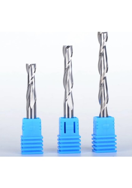3.175X2.0X15X38L 1 Adet 3.175 4 5 6mm Shank 2 Flüt Spiral Freze Kesicisi Cnc Düz Burun End Mill Gravür Yönlendirici Bit Ahşap Karbür Aracı Frezeler (Yurt Dışından)
