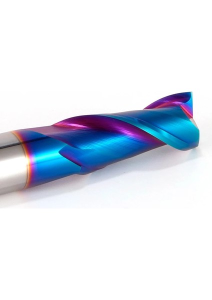 5.0X13X6DX50L HRC55 H 2 Flüt End Mill Alüminyum 6mm Cnc Karbür Frezeler Tungsten Makinesi Kesici Aletler Metal Çelik Anahtar Yüz Kare Yönlendirici Bit (Yurt Dışından)
