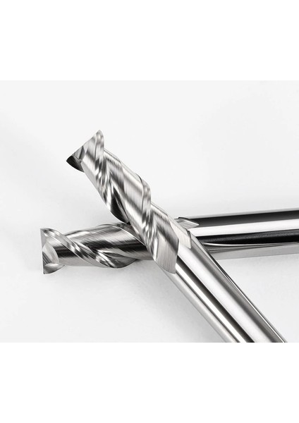 5.0X13X6DX50L HRC55 H 2 Flüt End Mill Alüminyum 6mm Cnc Karbür Frezeler Tungsten Makinesi Kesici Aletler Metal Çelik Anahtar Yüz Kare Yönlendirici Bit (Yurt Dışından)