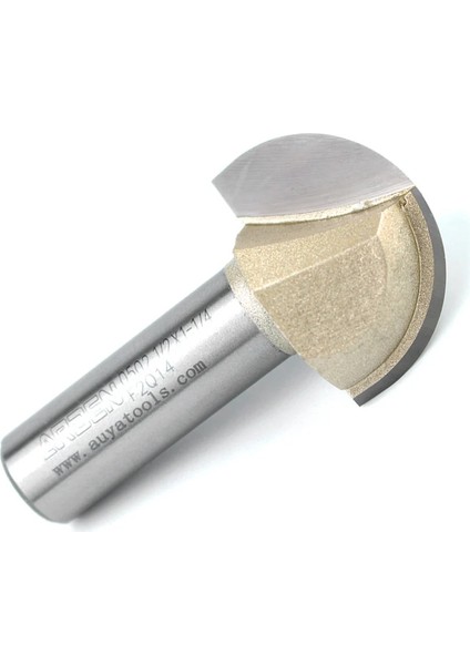 6.35X15.9 Arden Çekirdek Kutu Bit Karbür Yuvarlak Alt Oluk Freze Kesici Yarıçapı Küresel Burun Ağaç Işleme Yönlendirici Bit Yarı-Dairesel Cnc Bit (Yurt Dışından)