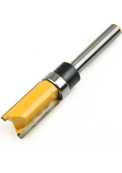 25MM 1/4 6.35MM Shank Gömme Trim Yönlendirici Bit Desen Bit Üst Alt Rulman Bıçağı Şablonu Ahşap Freze Kesici Marangoz (Yurt Dışından) indirimleri
