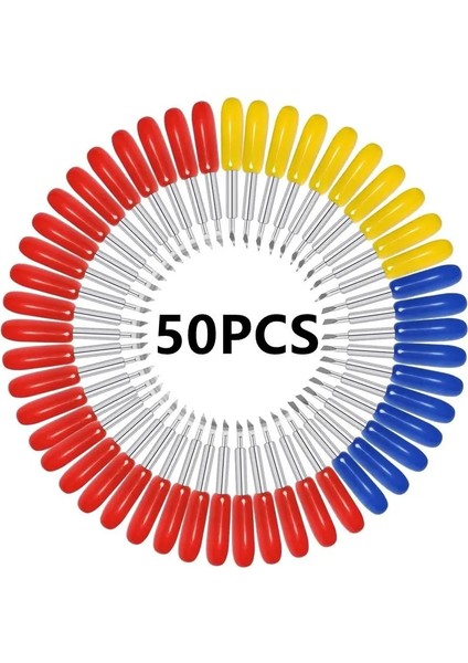 50 Adet Kırmızı 30/45/60 Derece Yedek Bıçaklar Roland Cricut Plotter Bıçak Bıçak Kesici Bıçaklar Elektrikli El Aletleri Çizim Kesici 50 Adet (Yurt Dışından) fiyatları