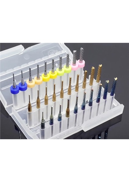 C 10 Adet Set 0.8-3.175MM Titanyum Kaplı Karbür Parmak Freze Kesicisi Gravür Kenar Kesici Cnc Freze Uçları End Mill Pcb Makinesi Için (Yurt Dışından) fiyatları