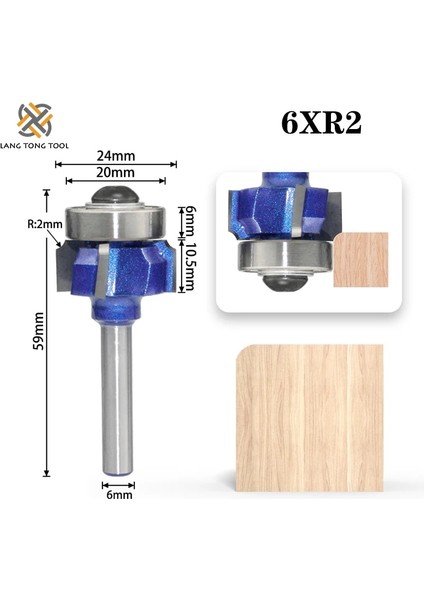 6.35MM Shank x R2 6MM/6.35MM/8MM Shank Z4 Köşe Yuvarlak Yönlendirici Bit R1 R2 R3 Trim Kenar Ağaç Işleme Değirmeni Klasik Ahşap Kesici Ucu LT096 (Yurt Dışından) indirimleri