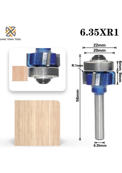 8mm Shank x R1 6MM/6.35MM/8MM Shank Z4 Köşe Yuvarlak Yönlendirici Bit R1 R2 R3 Trim Kenar Ağaç Işleme Değirmeni Klasik Ahşap Kesici Ucu LT096 (Yurt Dışından) fırsatları