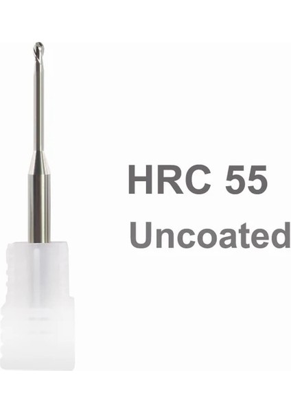 R1.5X15LXD4X50L Kaplamasız Sabit Bilyalı Uçlu Freze 2 Kanallı HRC55 Mikro Çaplı Cnc Uzun Boyunlu Uzun Boşluk R0.1 R0.15 R0.2 R0.3 R0.4 R0.5 R0.75 R1 R1.5 (Yurt Dışından)