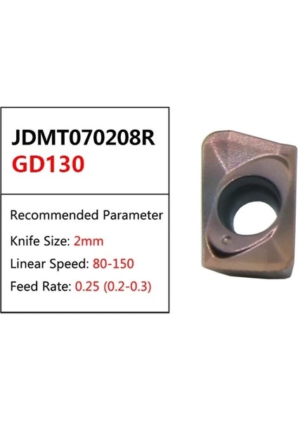 Frezeleme Takımı Yok JDMT070208R GD130 Ese Asm JDMT0702 Serisi 8 9 10 12 13 14 16 Parmak Freze Tutucu ve Verimli Son Işlem Freze Takımı Cnc Hızlı Ilerleme Freze Takımı (Yurt Dışından)