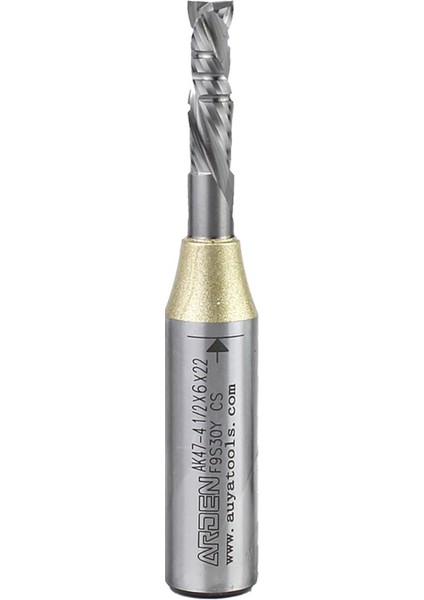 12.7X6X24 Arden Bileşik Spiral Yönlendirici Bit Çift Kaplama Kesme Bıçağı Cnc Oyma Makinesi Ağaç Işleme Kesme Aleti AK47-4 (Yurt Dışından) indirimleri