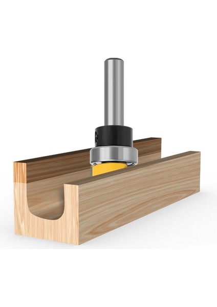 8mm Set Lavıe 8mm Shank 1-1/8 3/4 Çaplı Kase Tepsi Yönlendirici Bit Yuvarlak Burun Freze Kesicisi Rulman ile Ağaç Işleme Için (Yurt Dışından) indirimleri