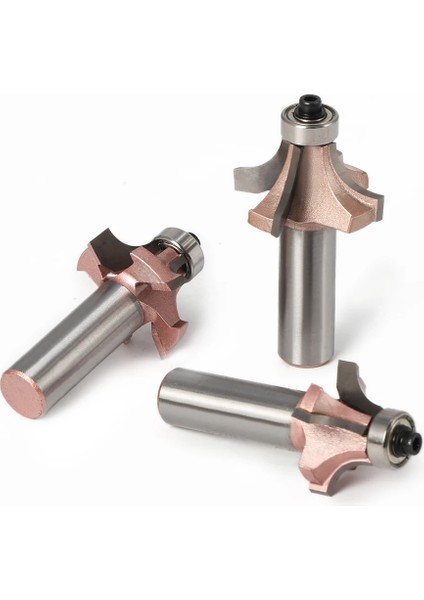 12X7I8 1/2 "12 mm Shank Endüstriyel Sınıf Köşe Yuvarlak Ağaç Işleme Freze Kesicisi Kırpma Bıçağı Kenar Düzeltici 4 Diş Ahşap Yönlendirici Bit (Yurt Dışından) indirimleri