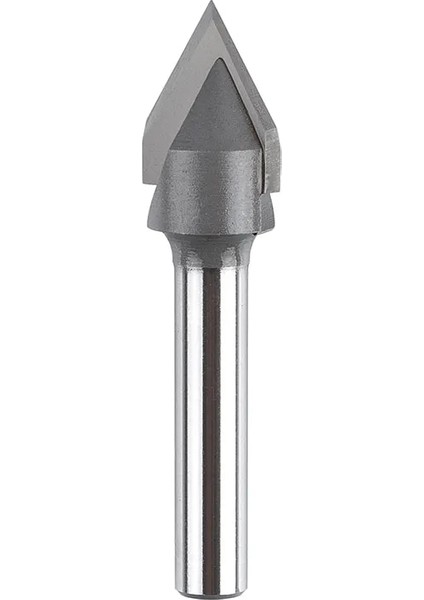 ECP2F-90-D6.35 1pc V Bit Freze 3D Freze Uçları Tungsten Çelik V Şekli Pah Frezeleri Ağaç Işleme Freze Ucu, 60 90 Derece Şaft 6 8 1/4" (Yurt Dışından)