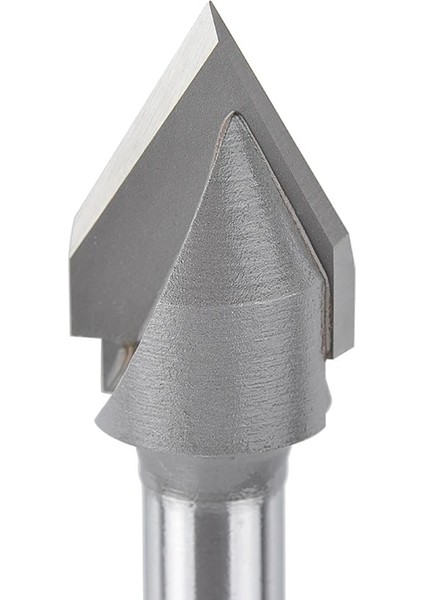 ECP2F-90-D6.35 1pc V Bit Freze 3D Freze Uçları Tungsten Çelik V Şekli Pah Frezeleri Ağaç Işleme Freze Ucu, 60 90 Derece Şaft 6 8 1/4" (Yurt Dışından)