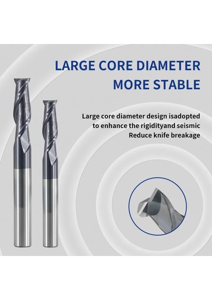 2f D6XD6X75L 1 Adet Freze Kesici HRC50 2 Flüt 1mm 3mm 6mm 8mm 12MM 20MM Alaşım Karbür Freze Tungsten Çelik Freze Uçlu Freze Cnc Makineleri (Yurt Dışından) modelleri