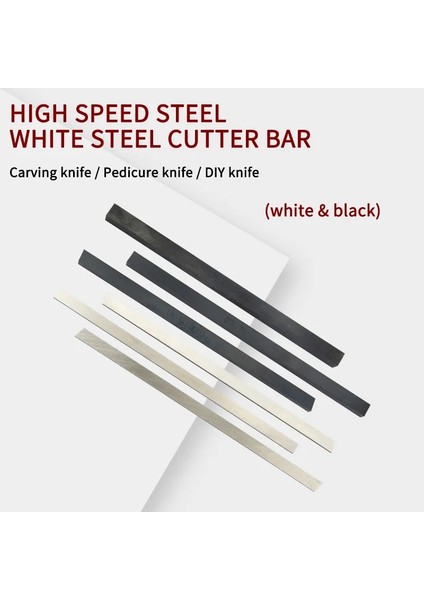 2.5X14X200 Siyah 1 Adet 1.5/2/2.5/3/4/5/6/8/10/12MM x 200MM Kare Yüksek Hız Çeliği Torna Aracı Hss Beyaz/siyah Çelik Şerit Dıy Bıçaklar (Yurt Dışından)